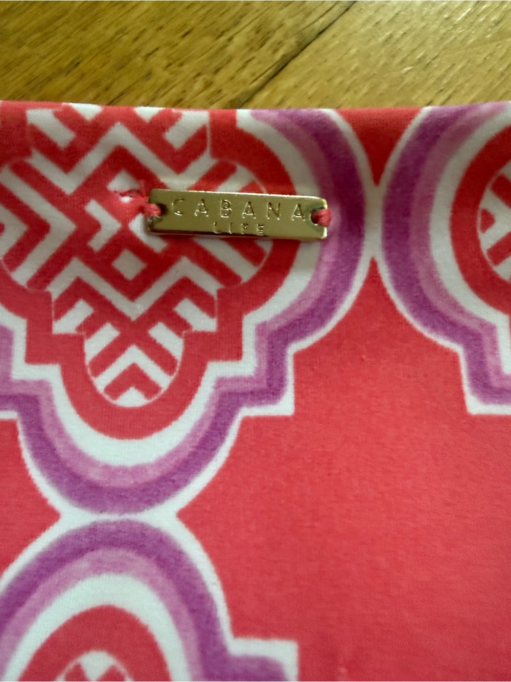Cabana Life Pink Patterned Zip Rashguard - Picture 4 of 4